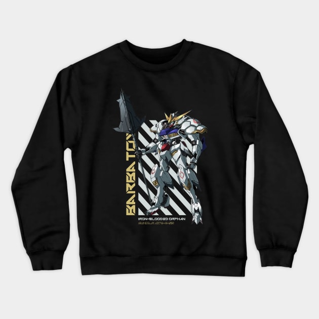 Gundam barbatos Crewneck Sweatshirt by Shapwac12